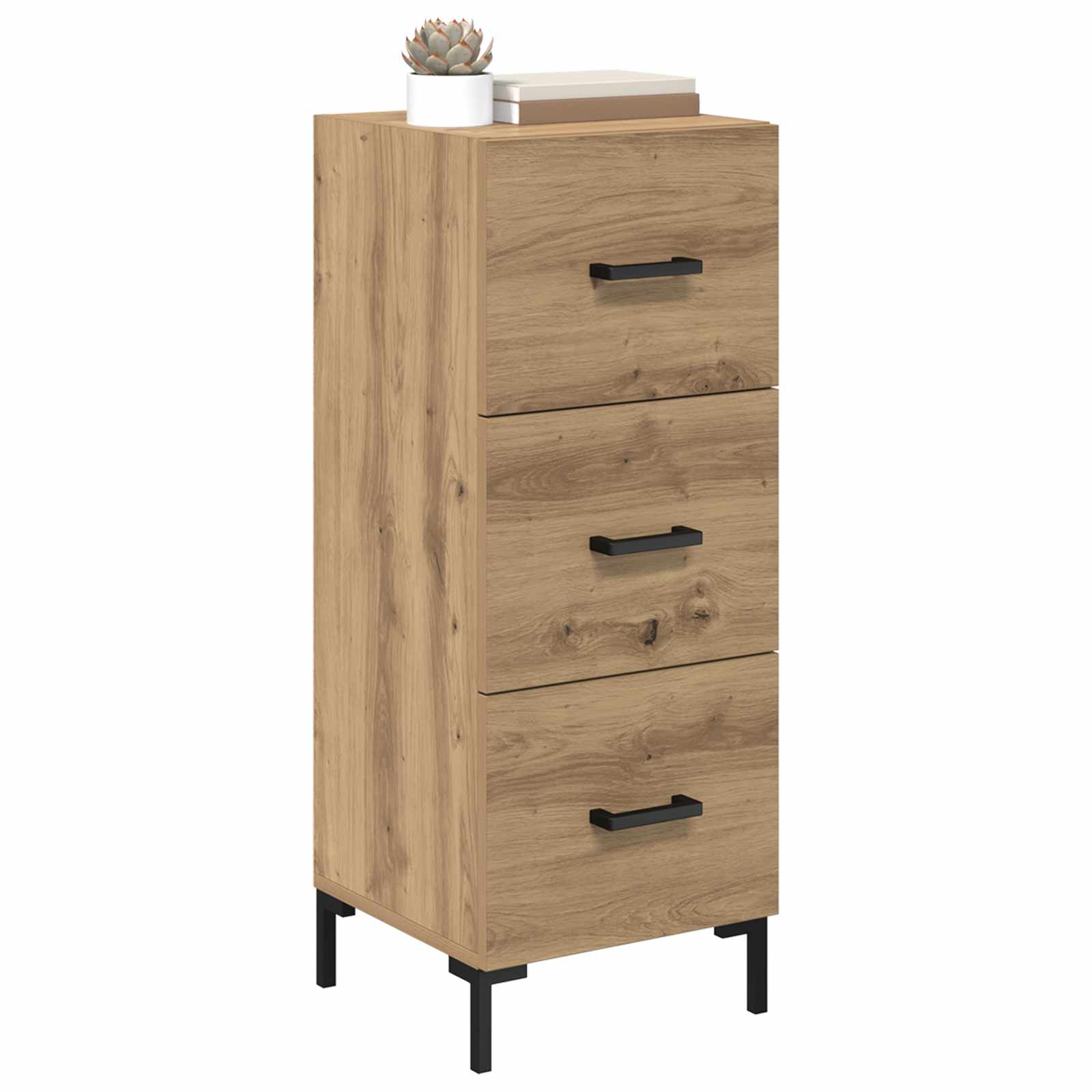 vidaXL Sideboard Artisan Oak 34.5 x 34 x 90 cm Engineered Wood 3