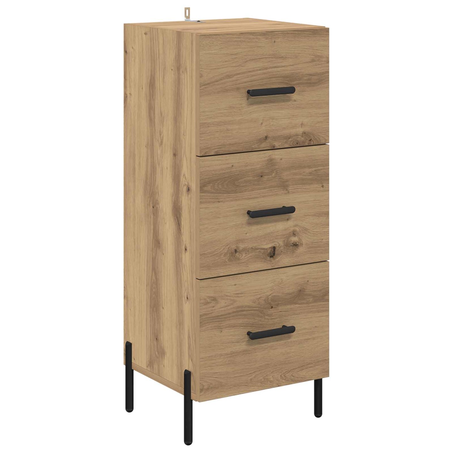 vidaXL Sideboard Artisan oak 34 x 34.5 x 90 cm Engineered Wood 2