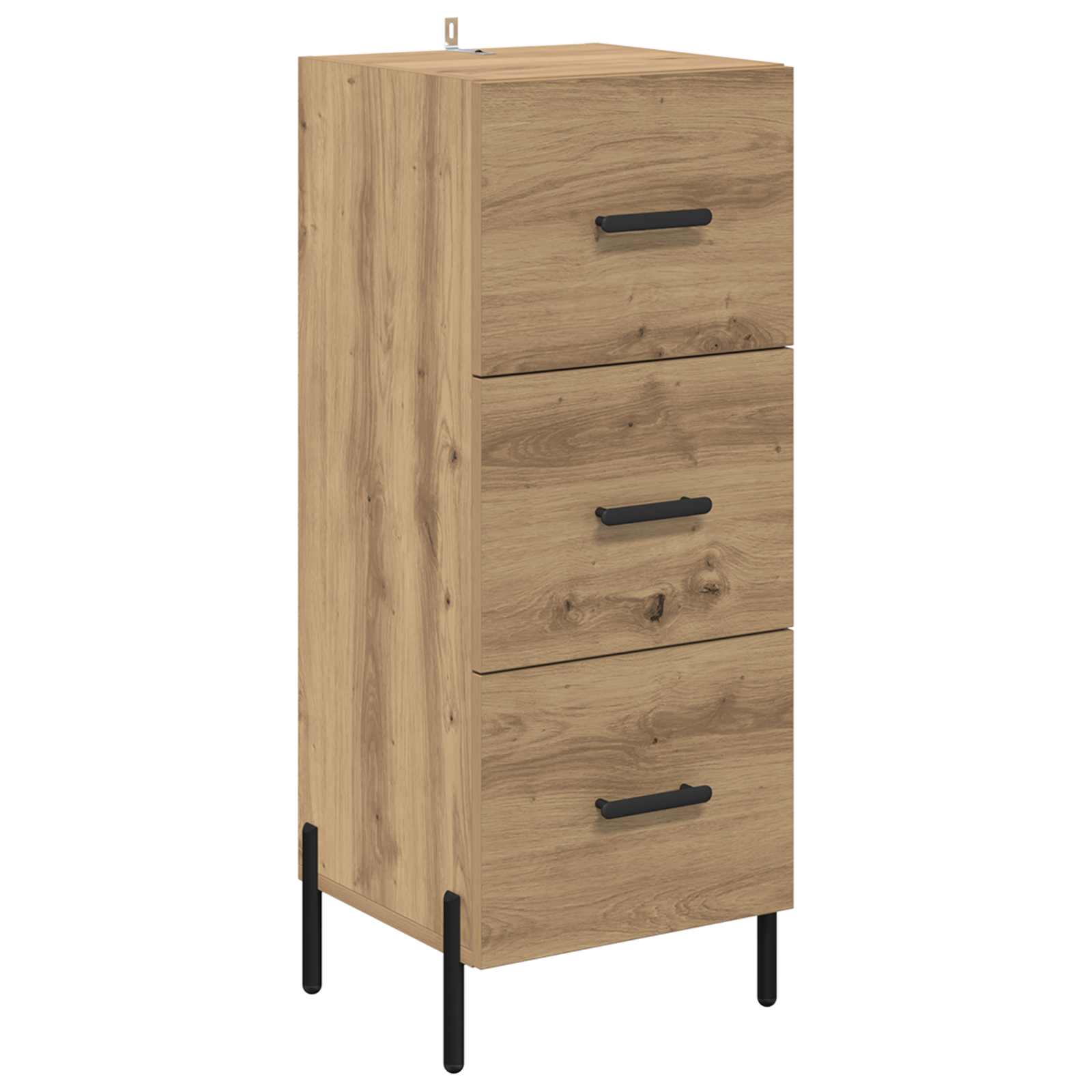 vidaXL Sideboard Artisan oak 34 x 34.5 x 90 cm Engineered Wood 2