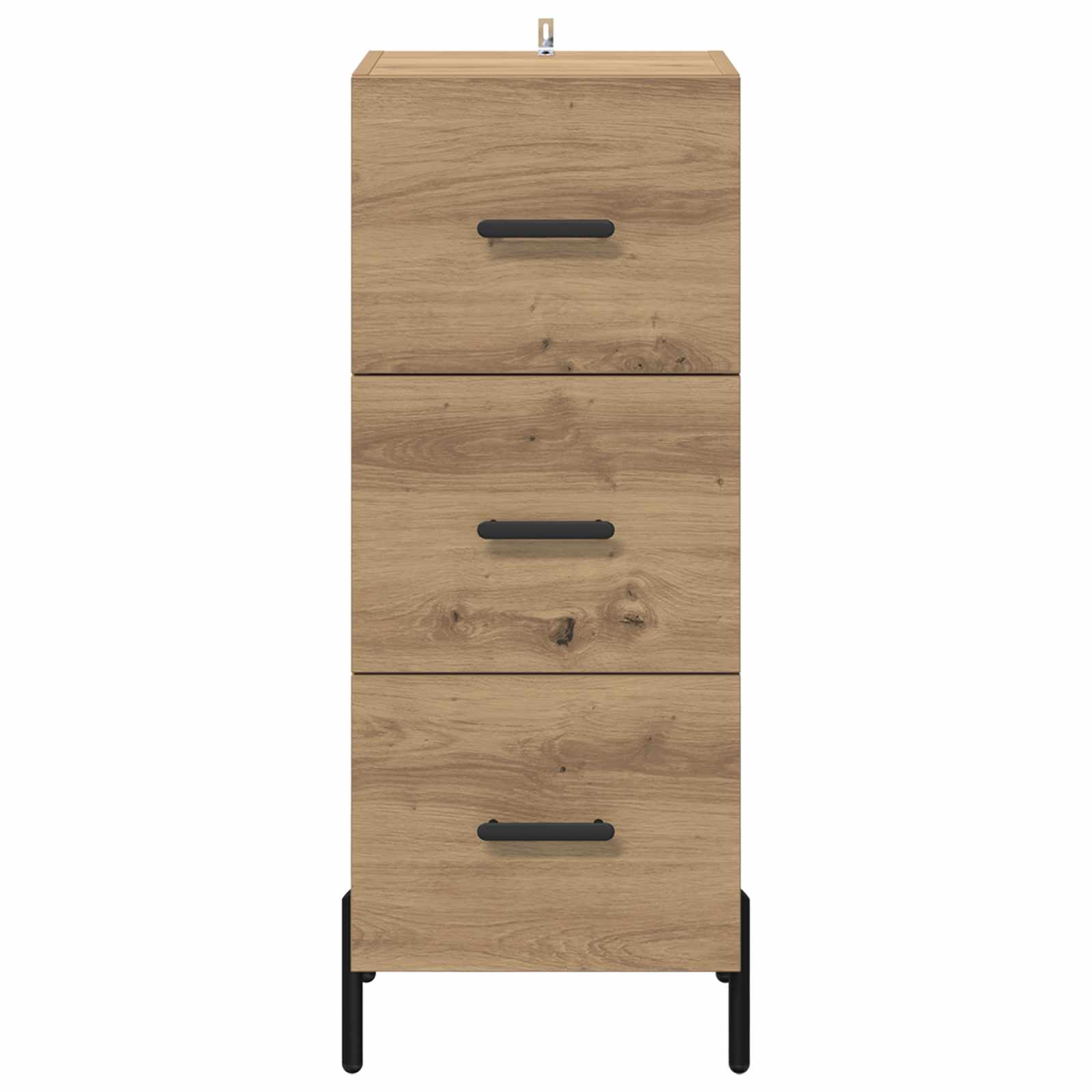 vidaXL Sideboard Artisan oak 34 x 34.5 x 90 cm Engineered Wood 6
