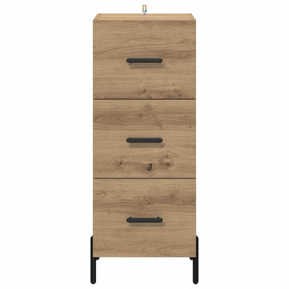 vidaXL Sideboard Artisan oak 34 x 34.5 x 90 cm Engineered Wood 6