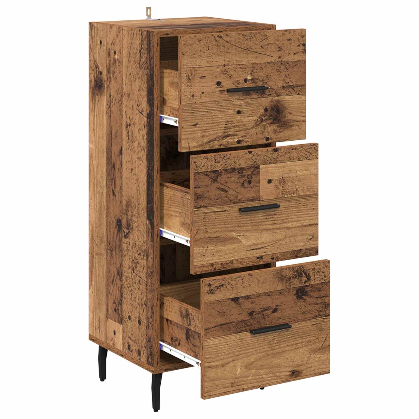 vidaXL Sideboard Old wood 34 x 34.5 x 90 cm Engineered Wood 5