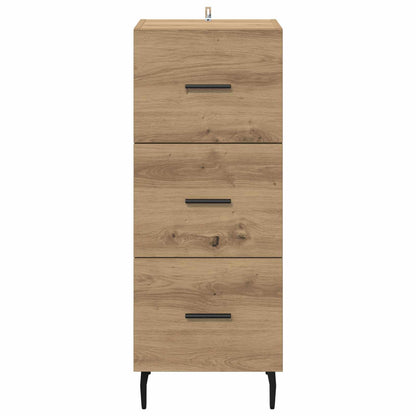vidaXL Sideboard Artisan oak 34 x 34.5 x 90 cm Engineered Wood 6