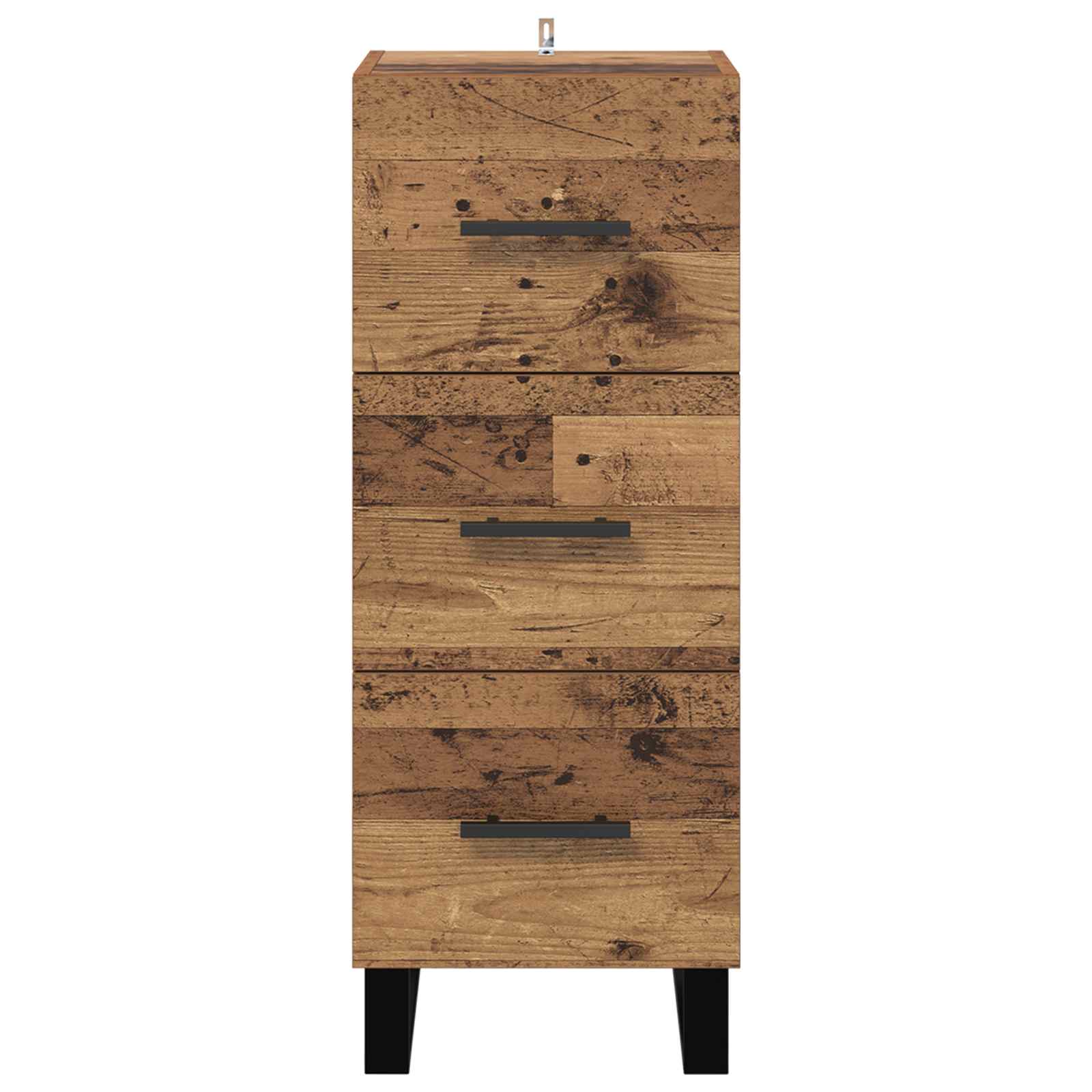 vidaXL Sideboard Old Wood 34.5 x 34 x 90 cm Engineered wood 6