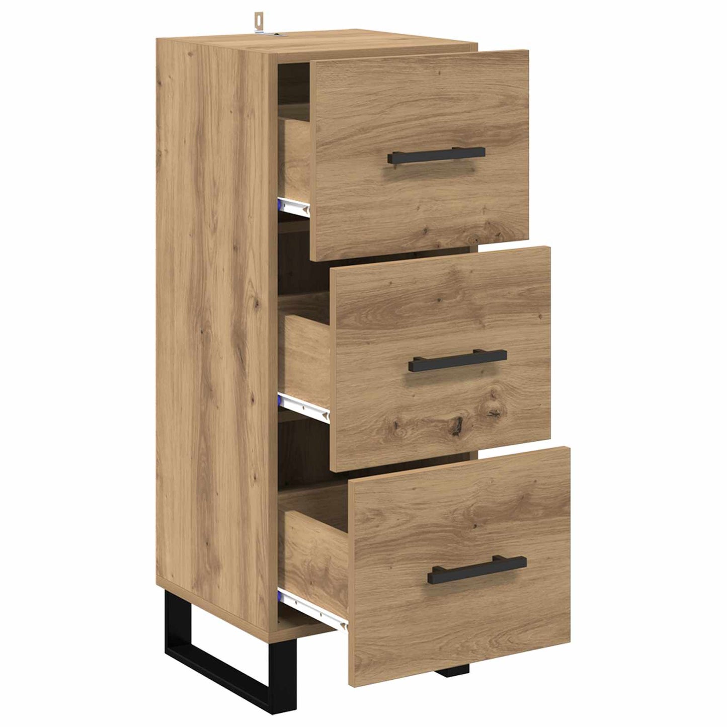 vidaXL Sideboard Artisan Oak 34.5 x 34 x 90 cm Engineered wood 5