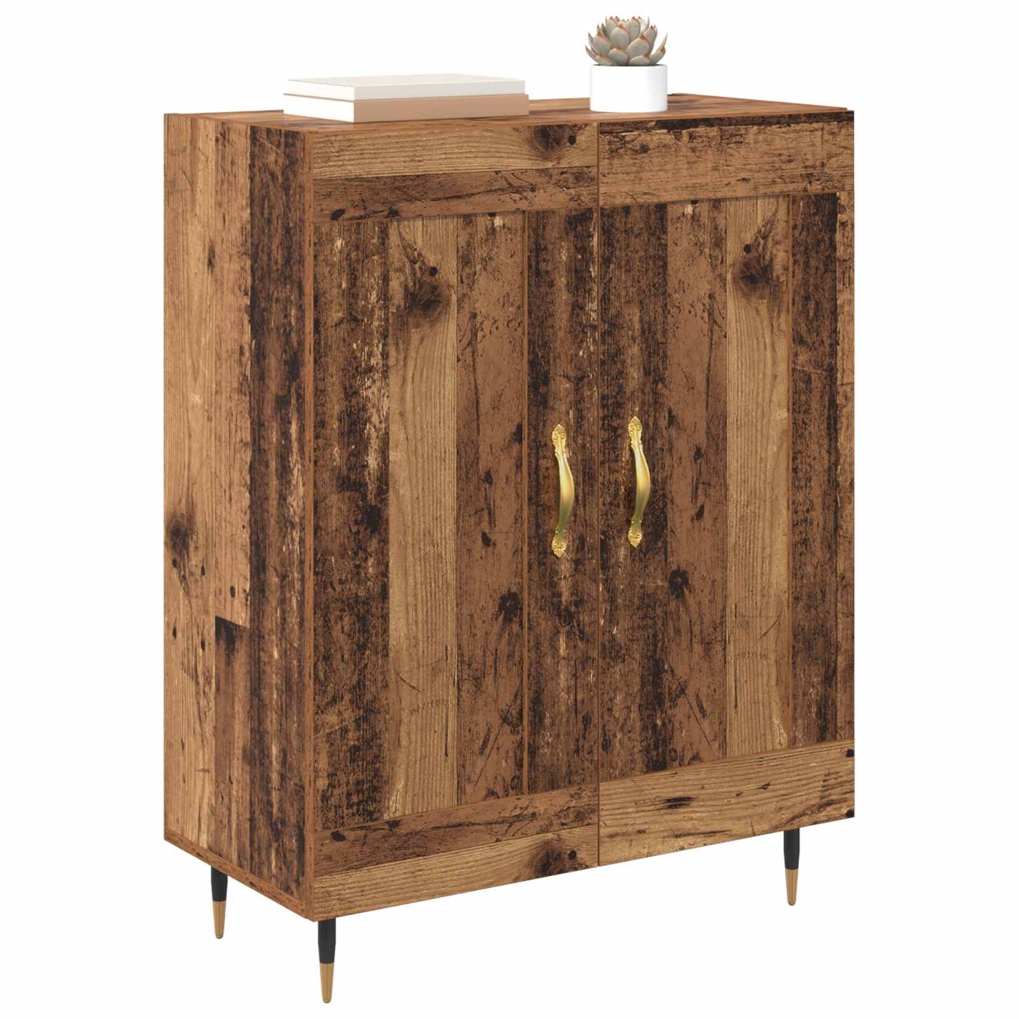 vidaXL Sideboard Old Wood 69.5 x 34 x 90 cm Engineered Wood 3