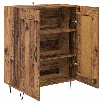 vidaXL Sideboard Old Wood 69.5 x 34 x 90 cm Engineered Wood and Iron 5