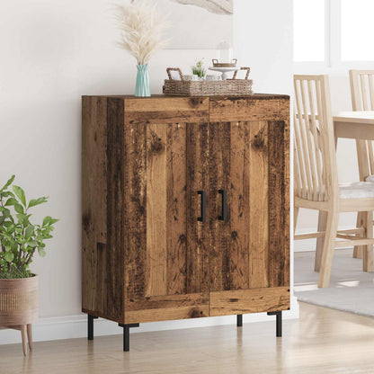 vidaXL Sideboard Old Wood 69.5 x 34 x 90 cm Engineered Wood and Iron 1
