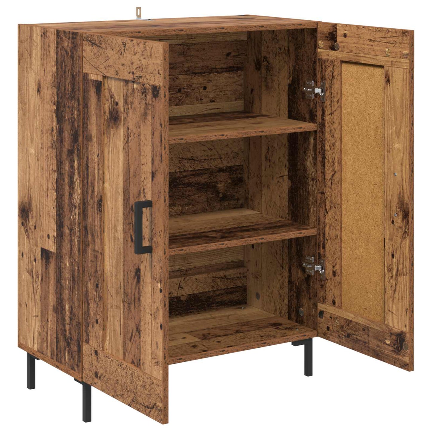 vidaXL Sideboard Old Wood 69.5 x 34 x 90 cm Engineered Wood and Iron 5