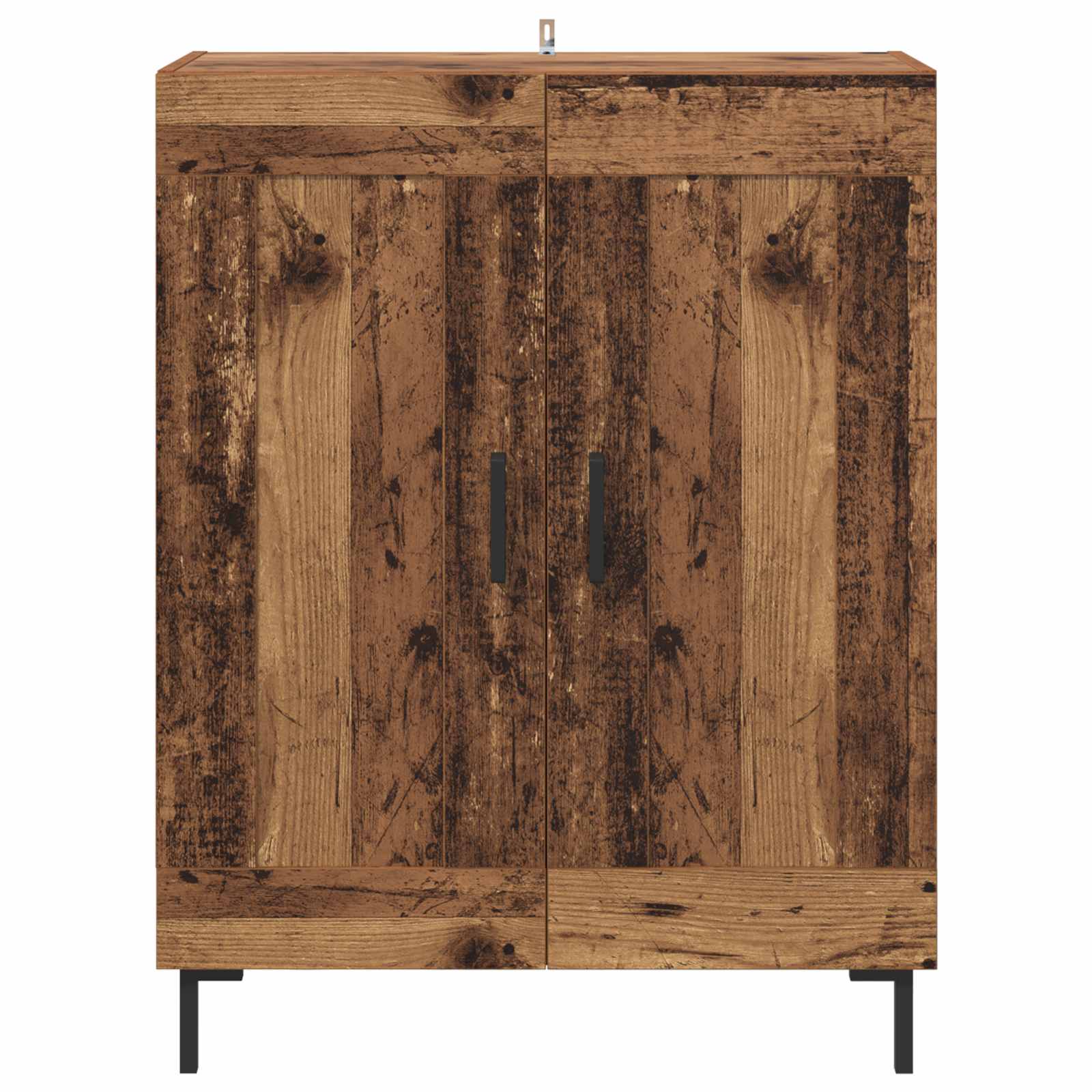 vidaXL Sideboard Old Wood 69.5 x 34 x 90 cm Engineered Wood and Iron 6