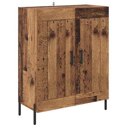 vidaXL Sideboard Old Wood 69.5 x 34 x 90 cm Engineered Wood and Iron 2