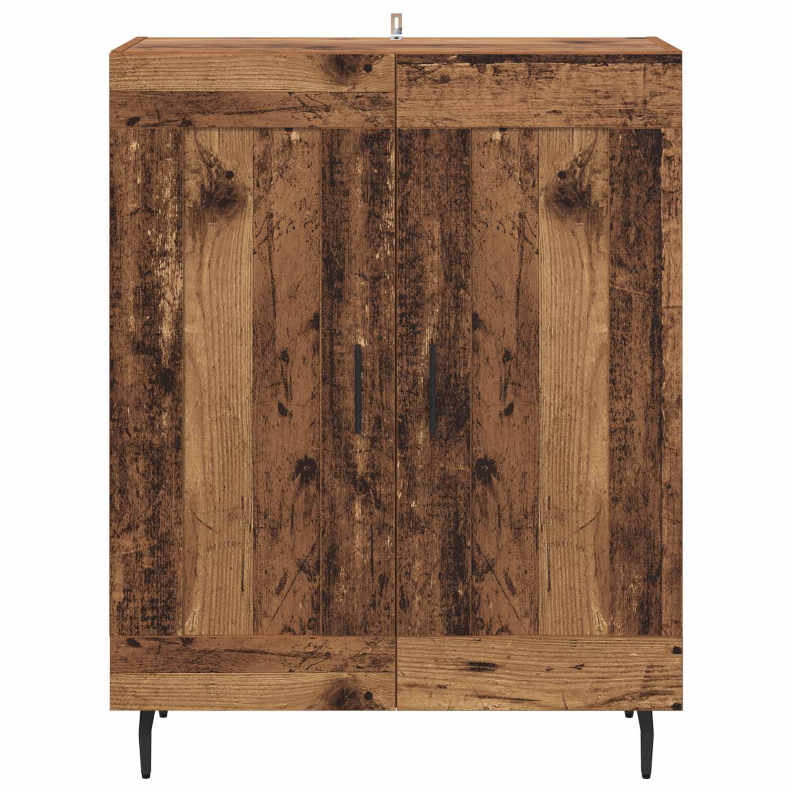 vidaXL Sideboard Old Wood 69.5 x 34 x 90 cm Engineered Wood and Iron 6