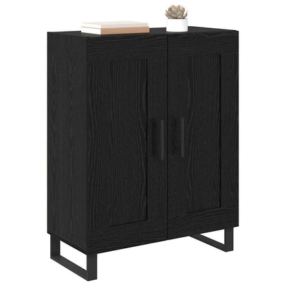 Sideboard 69,5x34x90 cm Engineered Wood Black oak