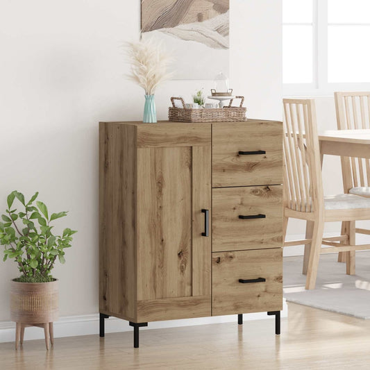 Sideboard 69,5x34x90 cm Engineered Wood Artisan oak