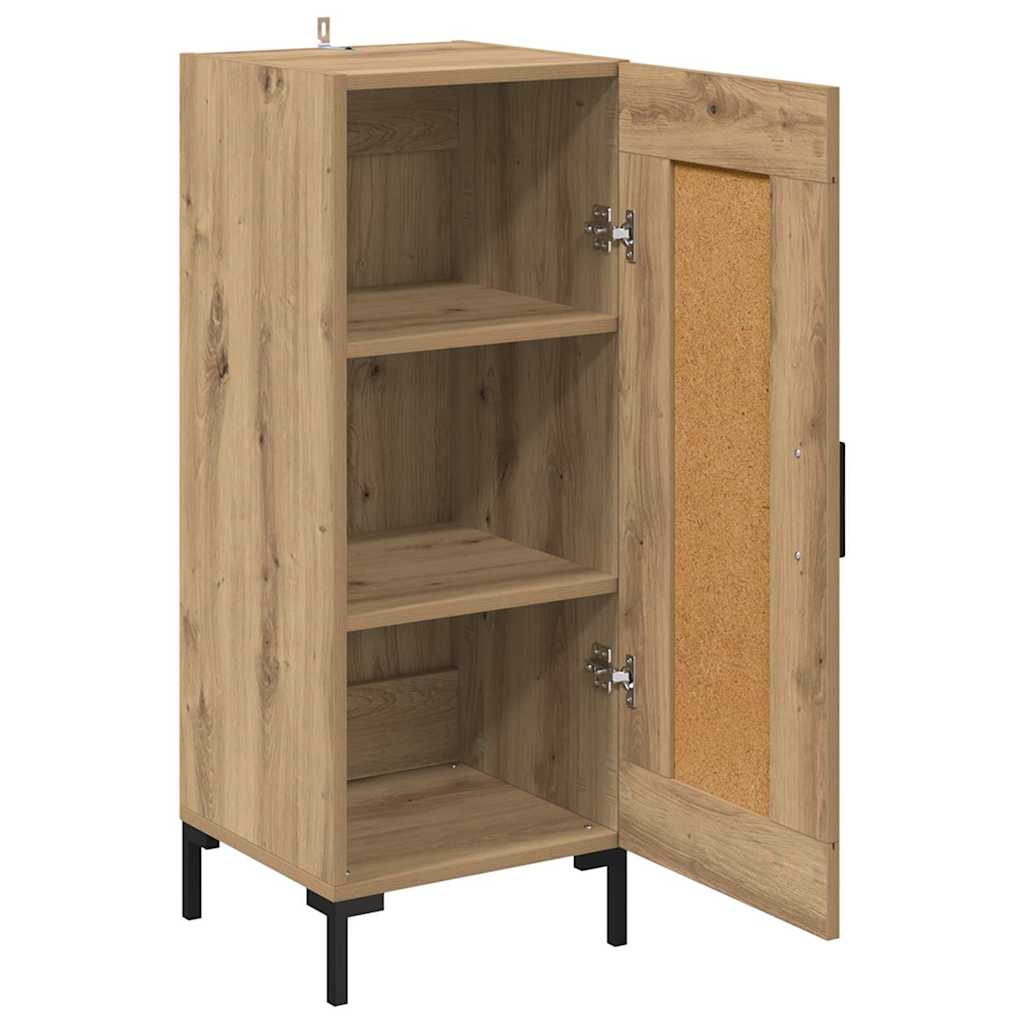 vidaXL Sideboard Olden Artisan Oak 34.5 x 34 x 90 cm 5