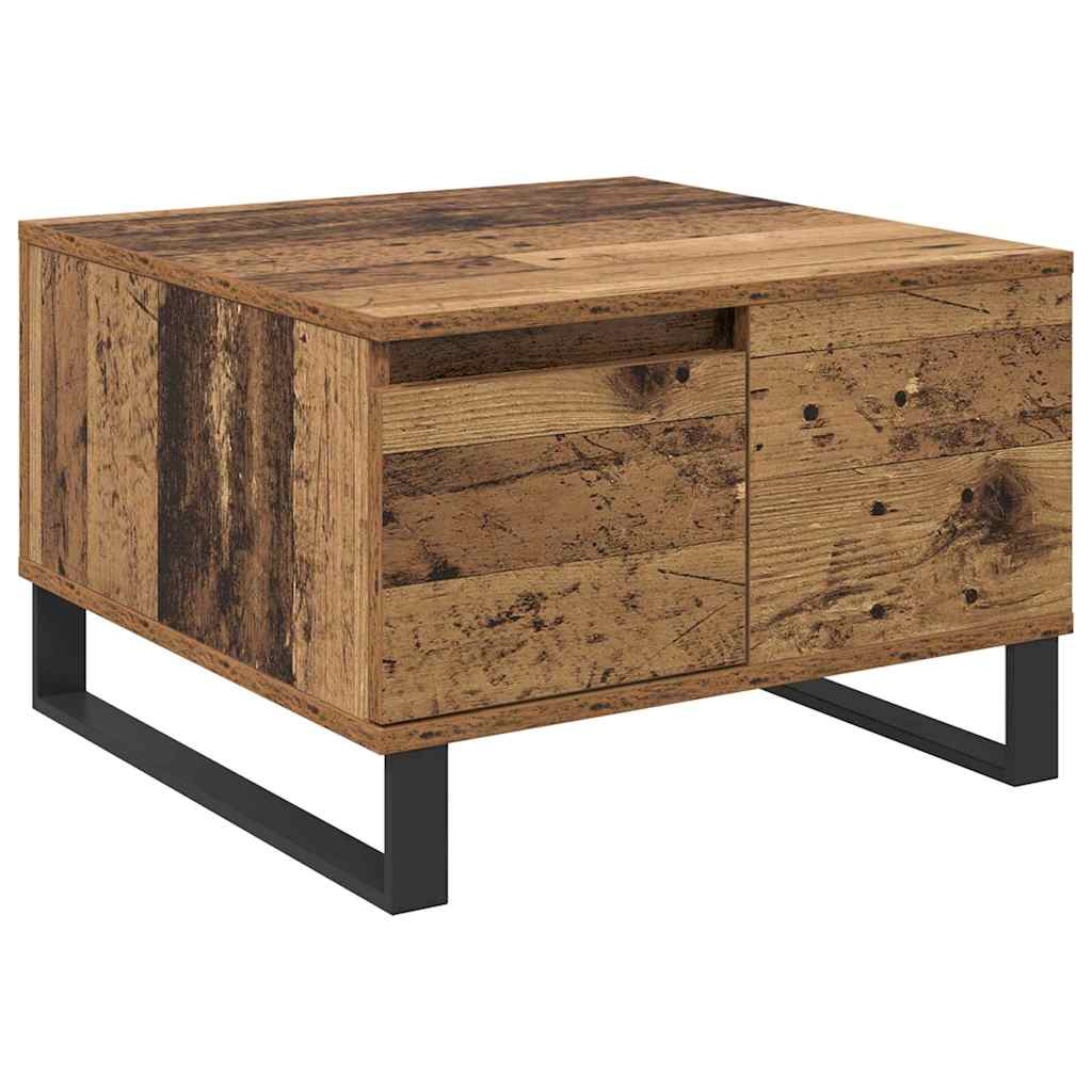 vidaXL Coffee Table Old Wood 55 x 55 x 36.5 cm Engineered Wood 2