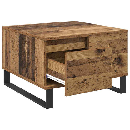 vidaXL Coffee Table Old Wood 55 x 55 x 36.5 cm Engineered Wood 5