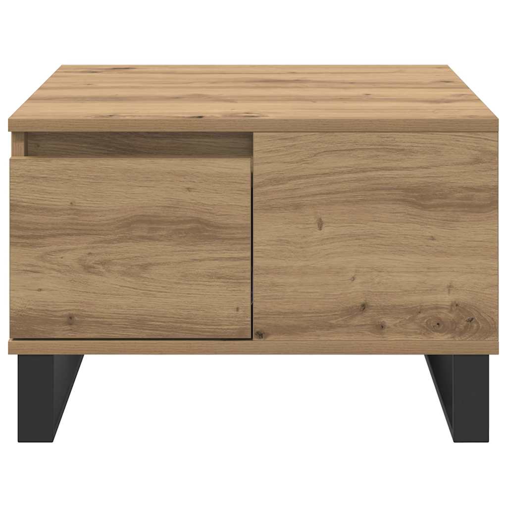 vidaXL Coffee Table Artisan Oak 55 x 55 x 36.5 cm Engineered Wood 6