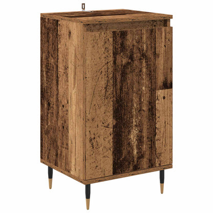 vidaXL Sideboard 2 pcs Old Wood 40 x 35 x 70 cm 5