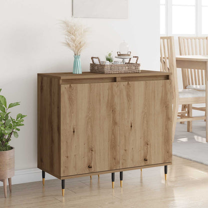vidaXL Sideboard 2 pcs Artisan Oak 40 x 35 x 70 cm 1