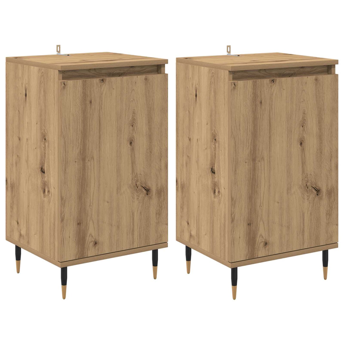 vidaXL Sideboard 2 pcs Artisan Oak 40 x 35 x 70 cm 2