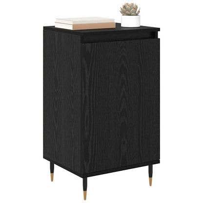 vidaXL Sideboard 2 pcs Black Oak 40 x 35 x 70 cm 3