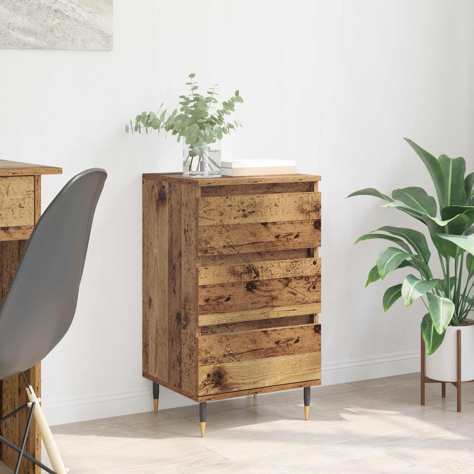 vidaXL Sideboard Old wood 35 x 40 x 70 cm Engineered Wood 1