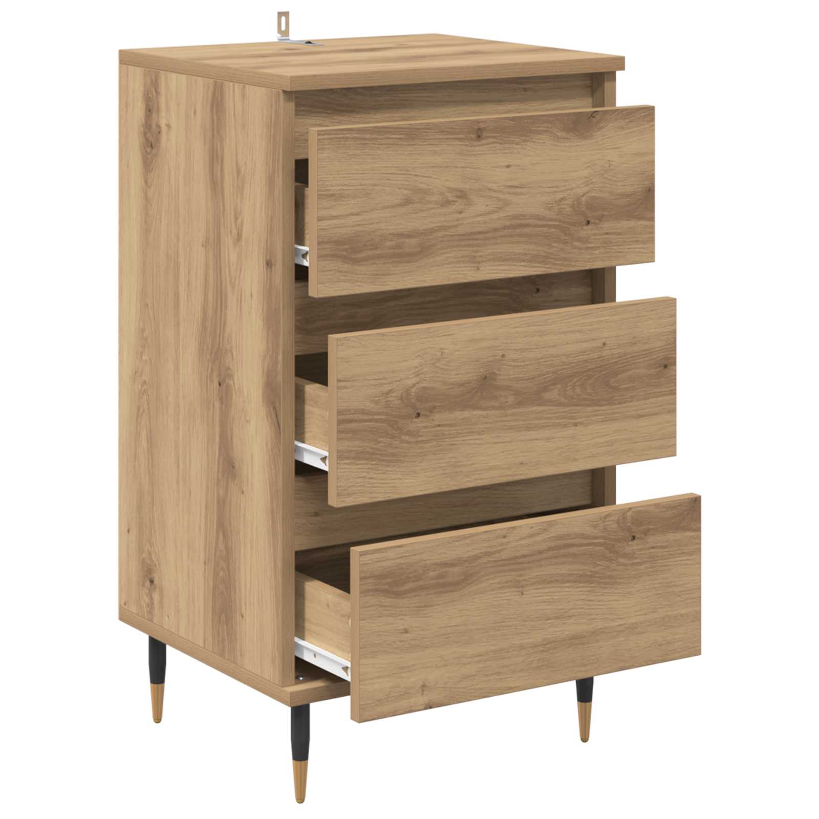 vidaXL Sideboard Artisan oak 35 x 40 x 70 cm Engineered Wood 5