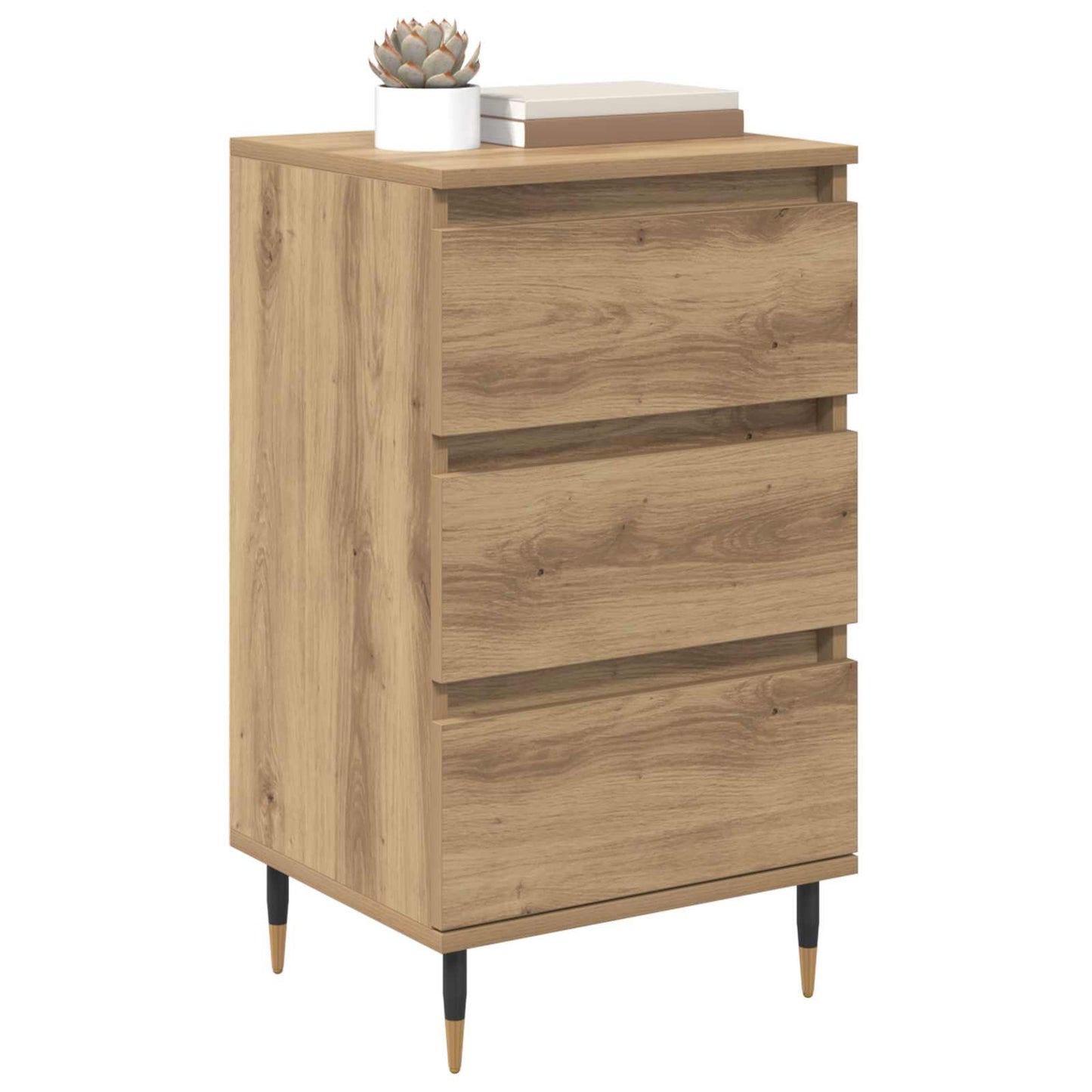 vidaXL Sideboard Artisan oak 35 x 40 x 70 cm Engineered Wood 3