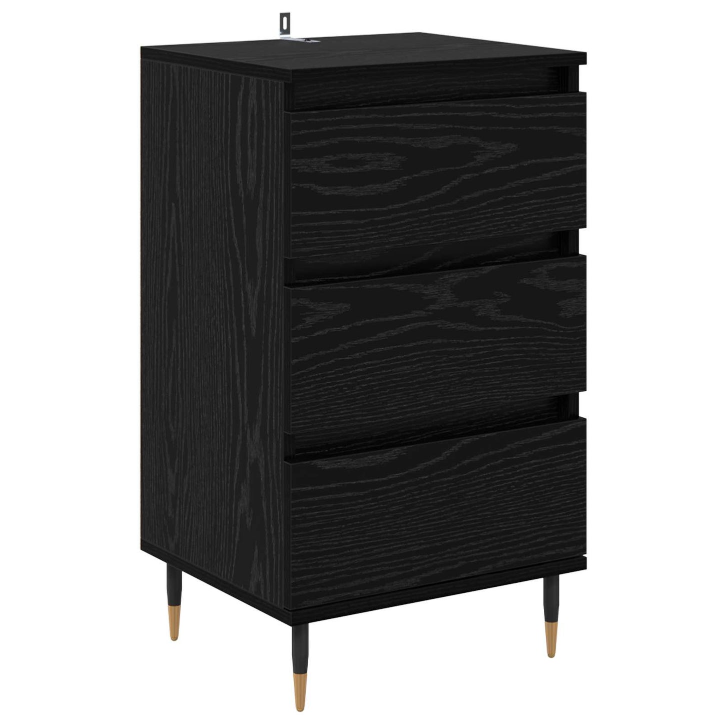 vidaXL Sideboard Black oak 35 x 40 x 70 cm Engineered Wood 2