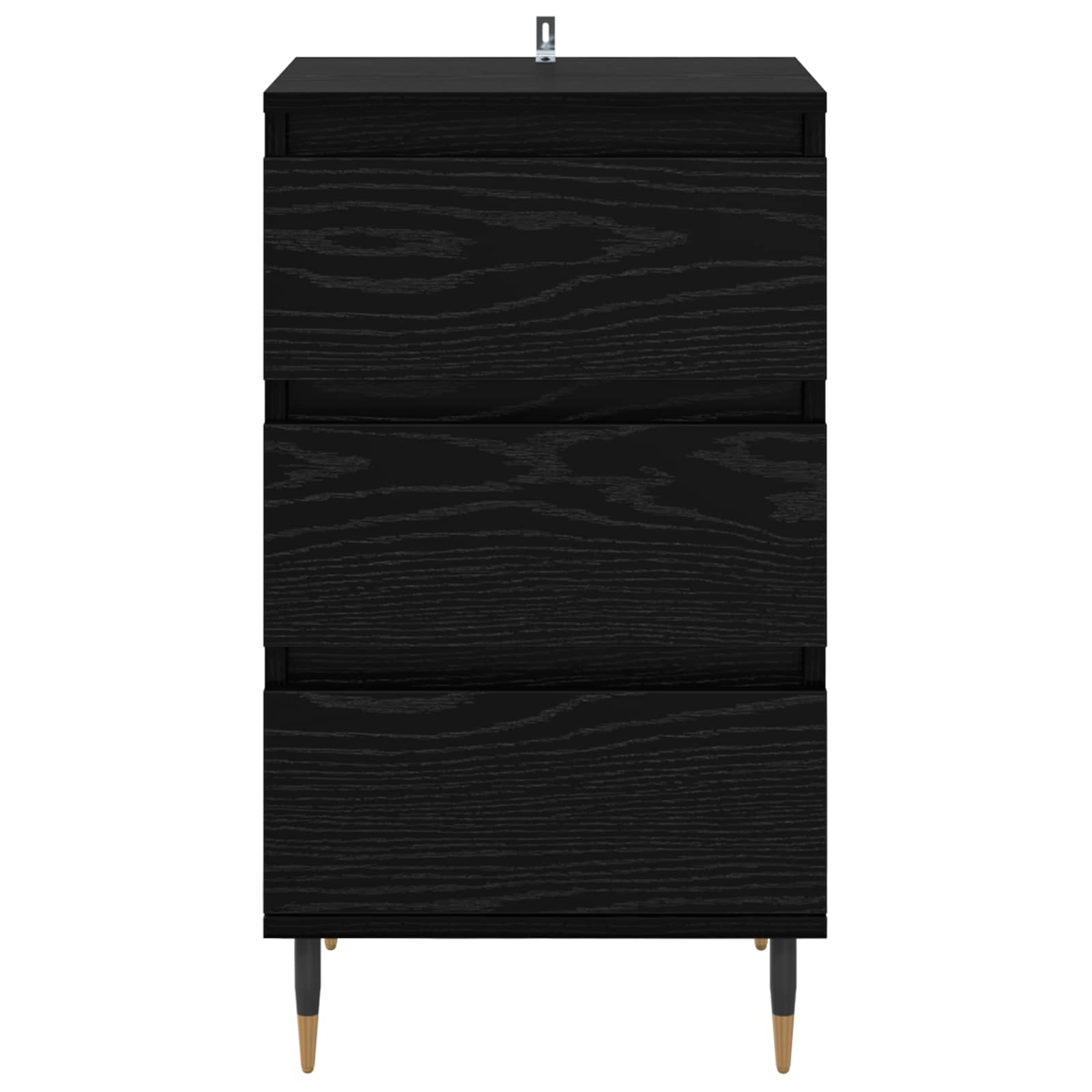 vidaXL Sideboard Black oak 35 x 40 x 70 cm Engineered Wood 6