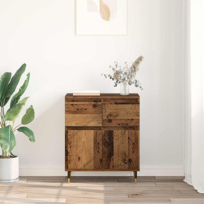vidaXL Sideboard Old Wood 60 x 35 x 70 cm Engineered Wood and Iron 4