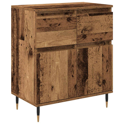 vidaXL Sideboard Old Wood 60 x 35 x 70 cm Engineered Wood and Iron 2