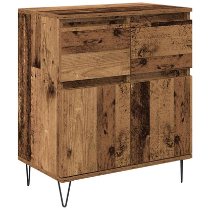 vidaXL Sideboard Old Wood 60 x 35 x 70 cm Engineered Wood and Iron 2