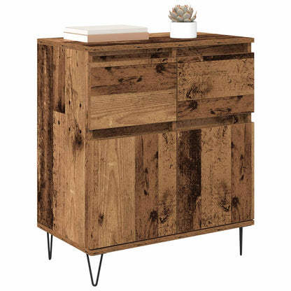 vidaXL Sideboard Old Wood 60 x 35 x 70 cm Engineered Wood and Iron 3