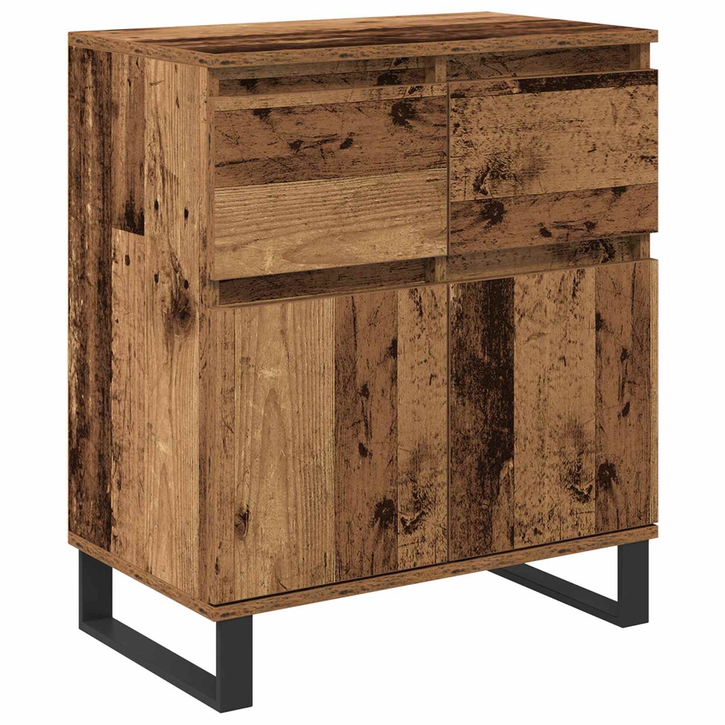 vidaXL Sideboard Old Wood 60 x 35 x 70 cm Engineered Wood and Iron 2