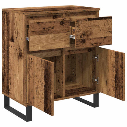 vidaXL Sideboard Old Wood 60 x 35 x 70 cm Engineered Wood and Iron 5
