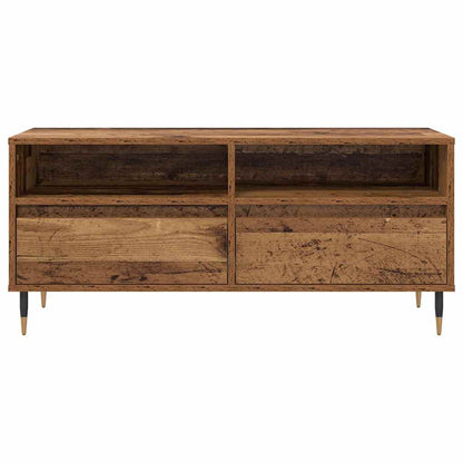vidaXL TV Cabinet with Drawer Old Wood 100 x 34.5 x 44.5 cm 6