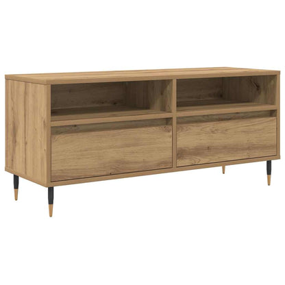 vidaXL TV Cabinet 100 x 34.5 x 44.5 cm Artisan Oak 2
