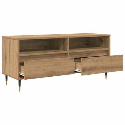 vidaXL TV Cabinet 100 x 34.5 x 44.5 cm Artisan Oak 5