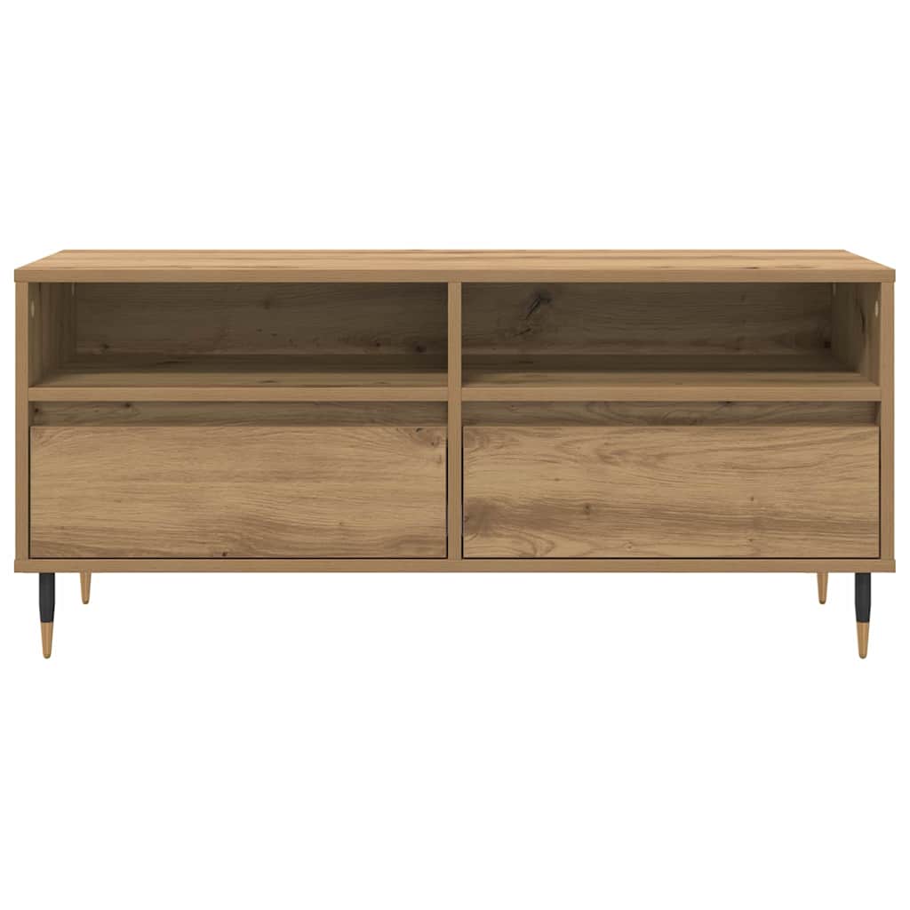 vidaXL TV Cabinet 100 x 34.5 x 44.5 cm Artisan Oak 6