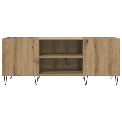 vidaXL Record Cabinet Artisan Oak 121 x 38 x 48 cm 5