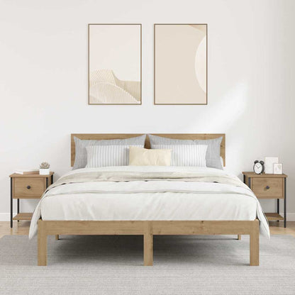 vidaXL Bedside Table 2 pcs Artisan Oak 34 x 35.5 x 45 cm 4