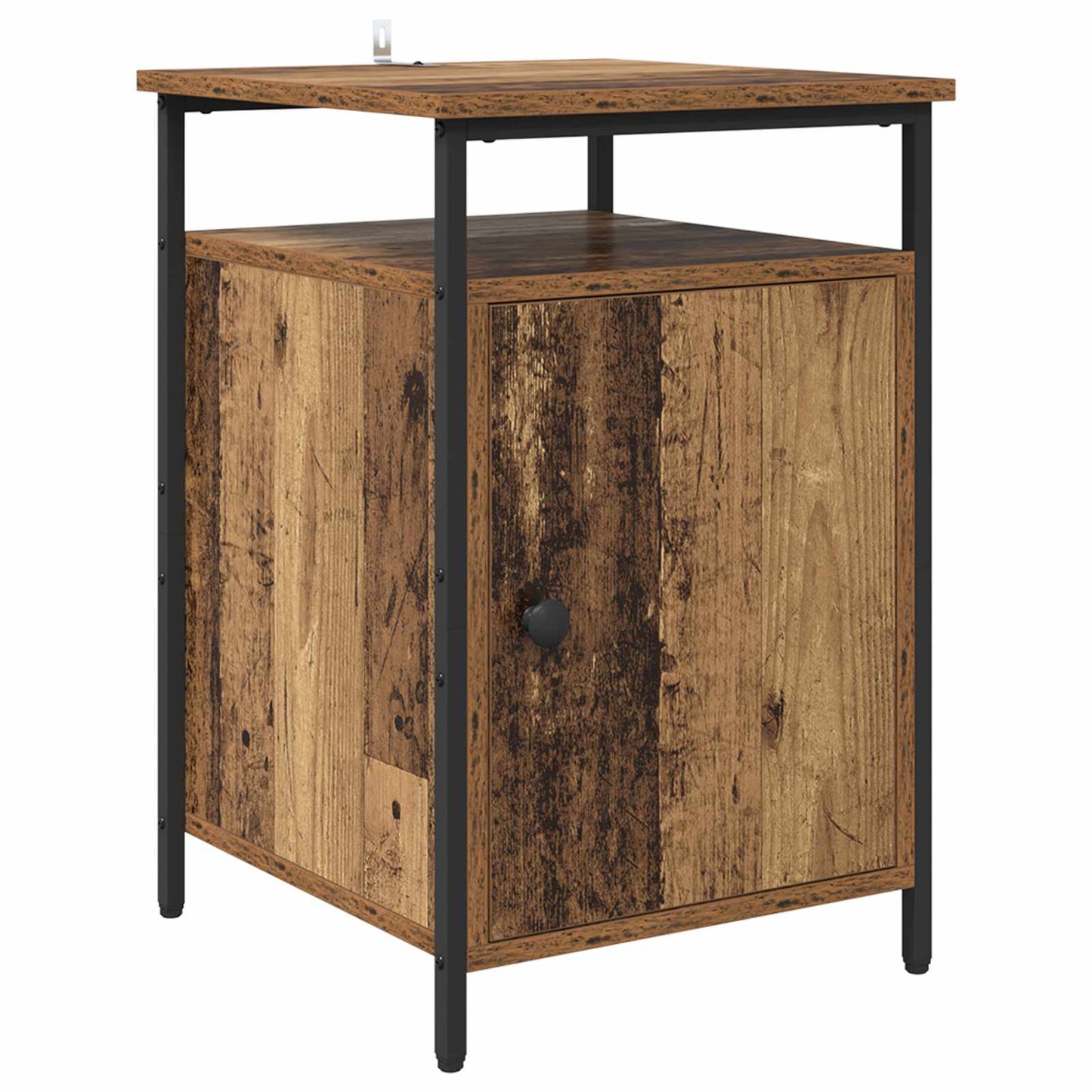 vidaXL Bedside Cabinet 2 pcs Old Wood 40 x 42 x 60cm Engineered Wood 6