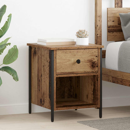 vidaXL Bedside Cabinet 2 pcs Old Wood 40 x 42 x 50 cm Engineered Wood 1