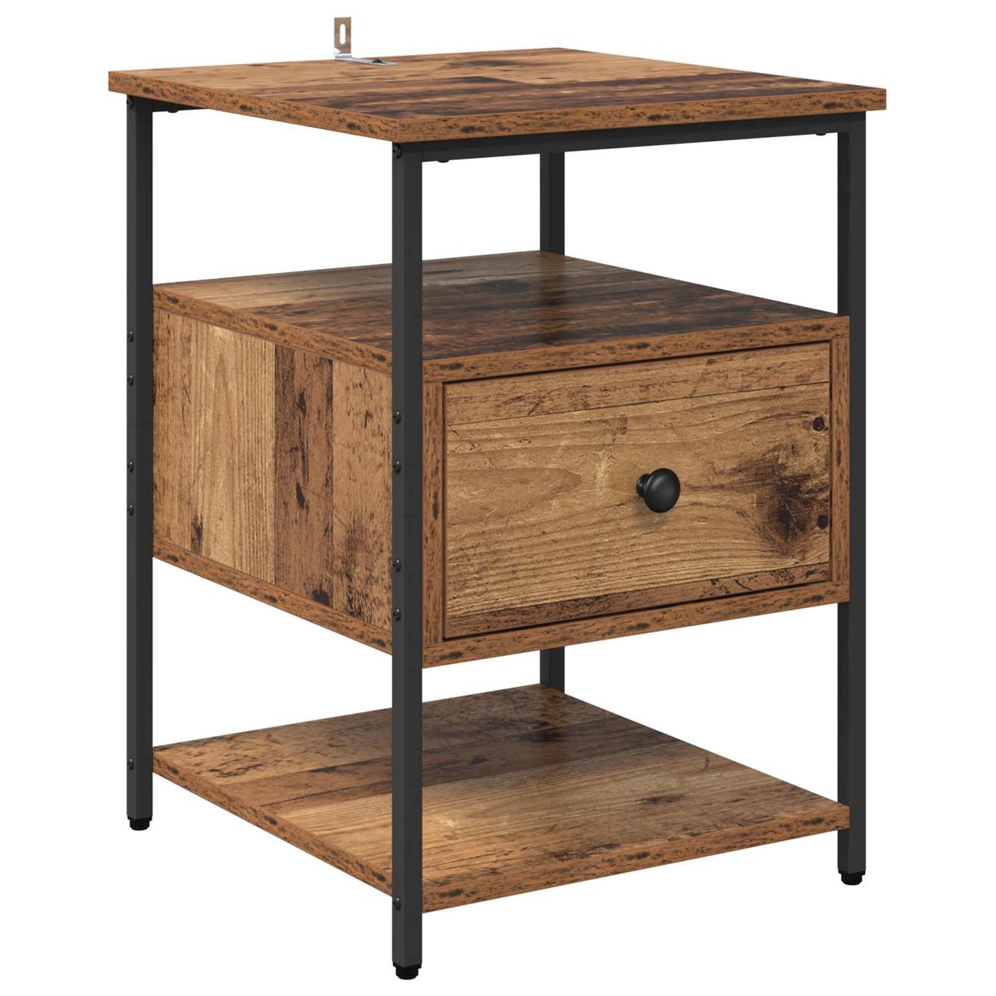 vidaXL Bedside Cabinet 2 pcs Old Wood 40 x 42 x 56 cm Engineered Wood 6