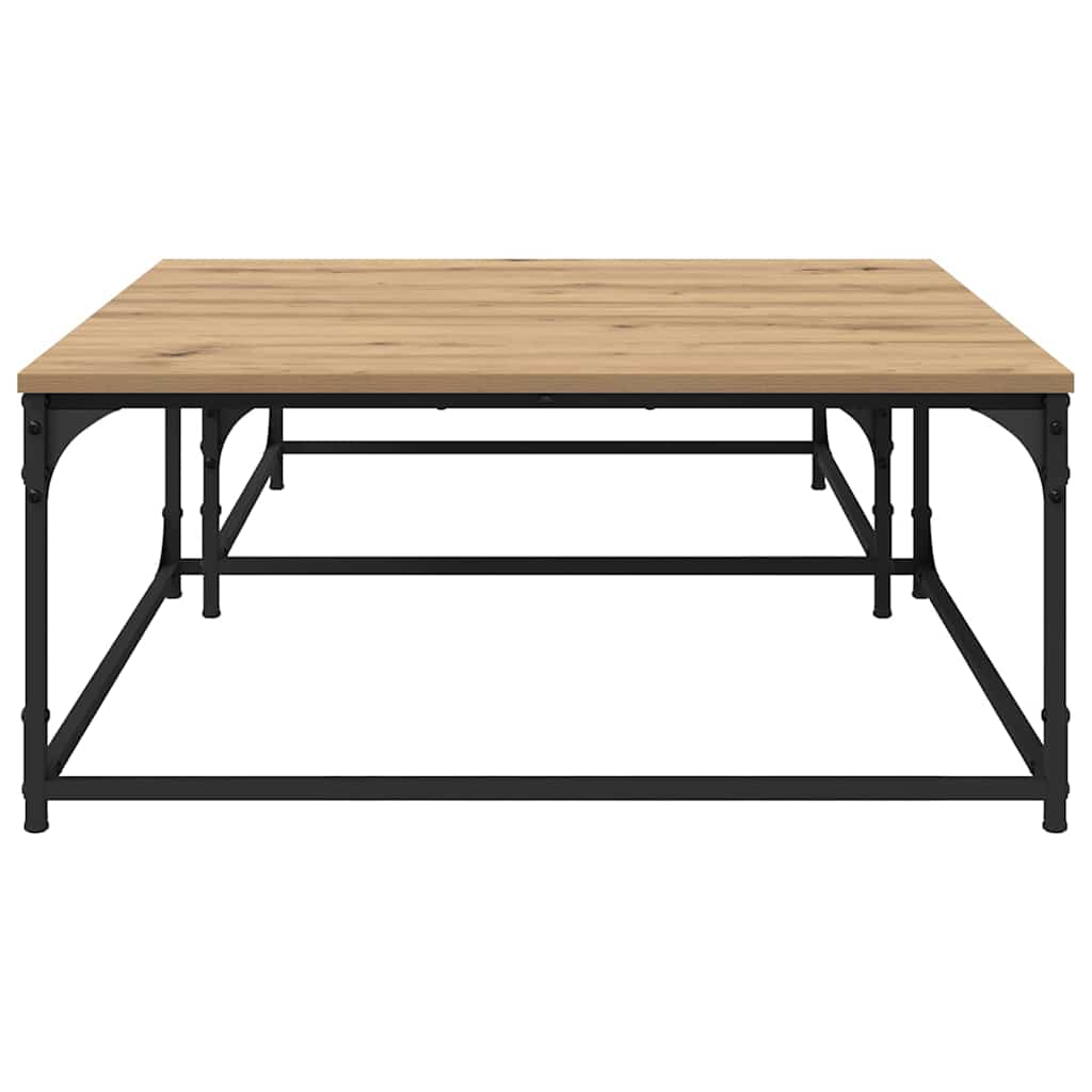 vidaXL Coffee Table 2 pcs Artisan Oak 80 x 80 x 35 cm Engineered Wood 6