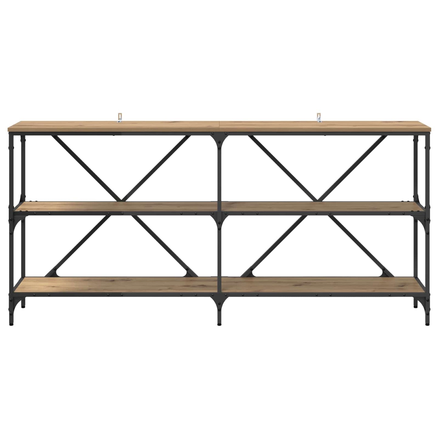 vidaXL Console Table Artisan Oak 160 x 30 x 75 cm Engineered Wood 5