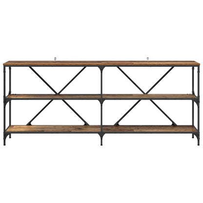 vidaXL Console Table Old Wood 180 x 30 x 75 cm Engineered Wood 5