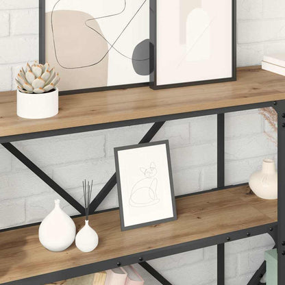 vidaXL Console Table Artisan Oak 180 x 30 x 75 cm Engineered Wood 4